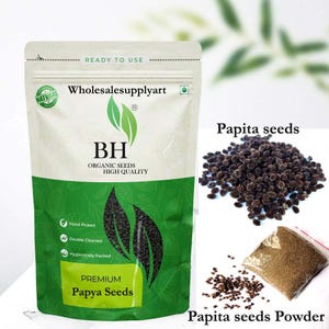 Papita Beej-Papaya Seeds-Raw Herbs-Papeeta Seeds-Jadi Booti-Single Herbs Papaya Seeds Powder