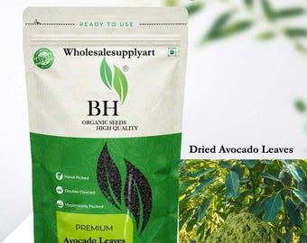 Organic Air Dried Avocado Leaves: Herbal Tea
