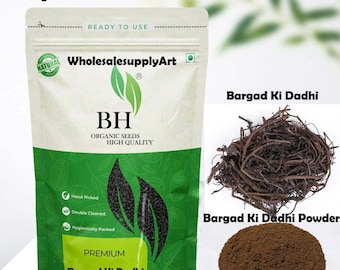 Organic Bargad Ki Dadhi (Whole/Powder) | Banyan Aerial Roots | Ficus Benghalensis | Jatavata | Raw Herb | Badh | Bar Ki Dari