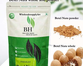 Organic Betel Nuts: Whole Areca Nut, Indian Supari