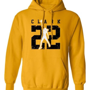 Clark #22 Indiana Basketball Shirt: Jersey Style Graphic Tee