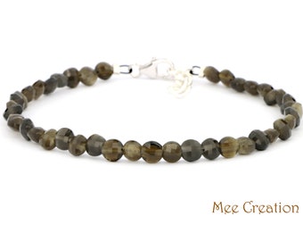 Genuine Mexico Rainbow Golden Obsidian Bracelet, Dainty Golden Obsidian Bracelet, Stackable Bracelet, chakra healing, intention bracelet, pr