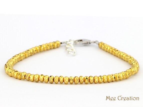 24k gold plated bracelet