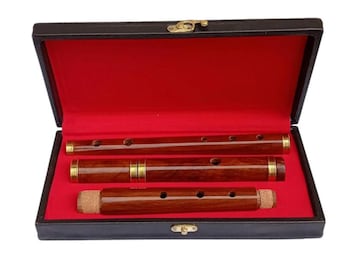 Irish rose wood D flute with tuning slide 4 part size 26” wooden musical instruments handmade flute