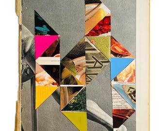 Origami Collage: Vintage Book Cover Art