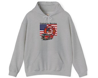 Firefighter Pride Hoodie: Emergency Service Pullover