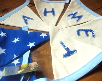 Bunting Personalised Fabric