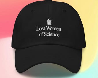 Lost Women of Science logo cap