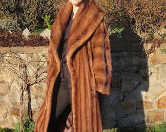 90s Fur Coat CHRISTIAN DIOR   Long Mink Coat   Dior Paris