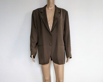 Vintage IRIE Brown Women's Blazer  Japanese Designer Jacket