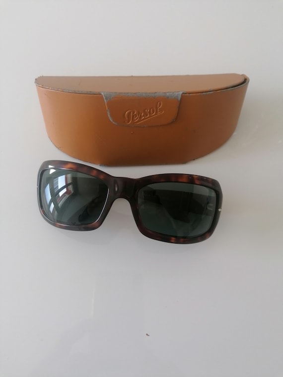 Vintage PERSOL Brown Tortoise Sunglasses  Designe… - image 1