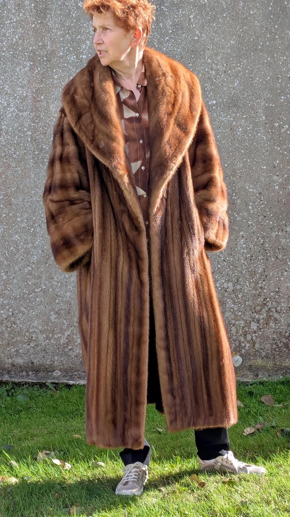 90s CHRISTIAN DIOR Long Mink Coat Women's Designer Coat - Etsy