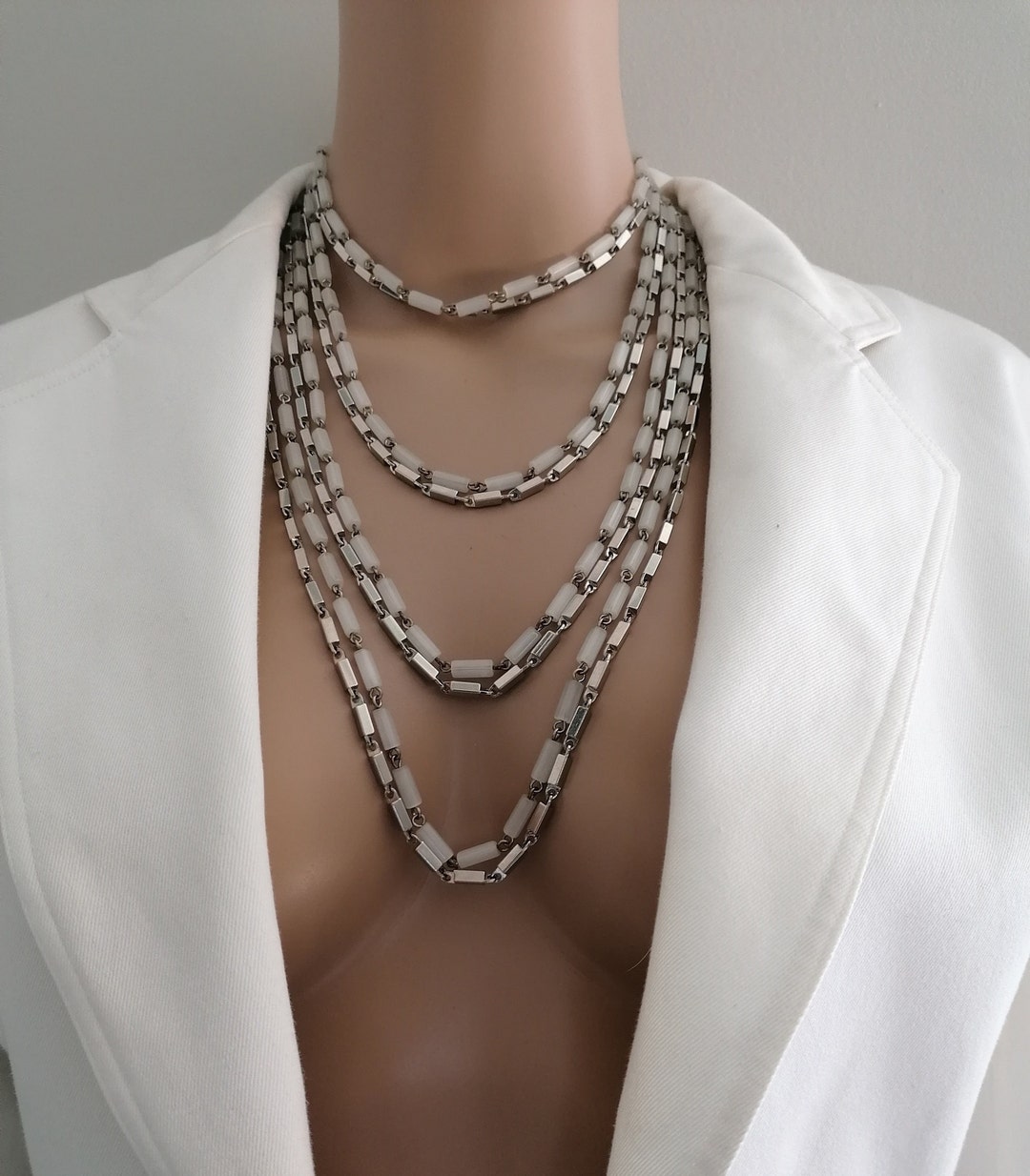 ◆VINTAGE HOLLYWOOD◆ Bumpy Beads Necklace VH2435NE002M il_1080xN.3950526735_db2c.jpg