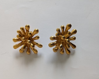 Vintage CHRISTIAN LACROIX Ohrringe ""Anémone"""