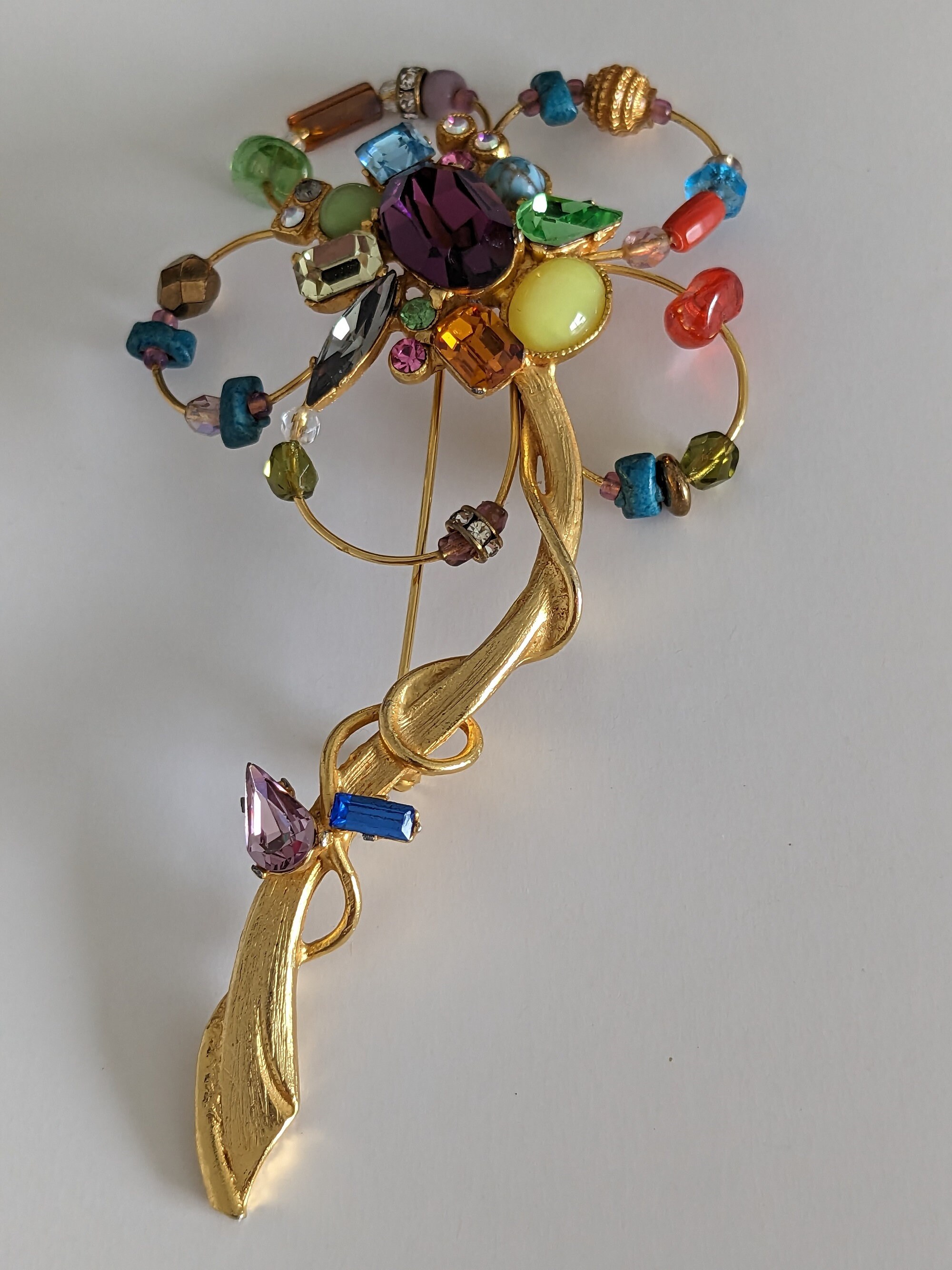 クリスチャンラクロワ　ビンテージ　ブローチ　美品 Christian Lacroix クリスチャン ラクロワ ブローチ - メルカリ