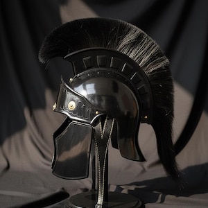 Personalized Wearable Roman Helmet Replica: 18 Gauge Steel Spartan Gladiator Armor image 4