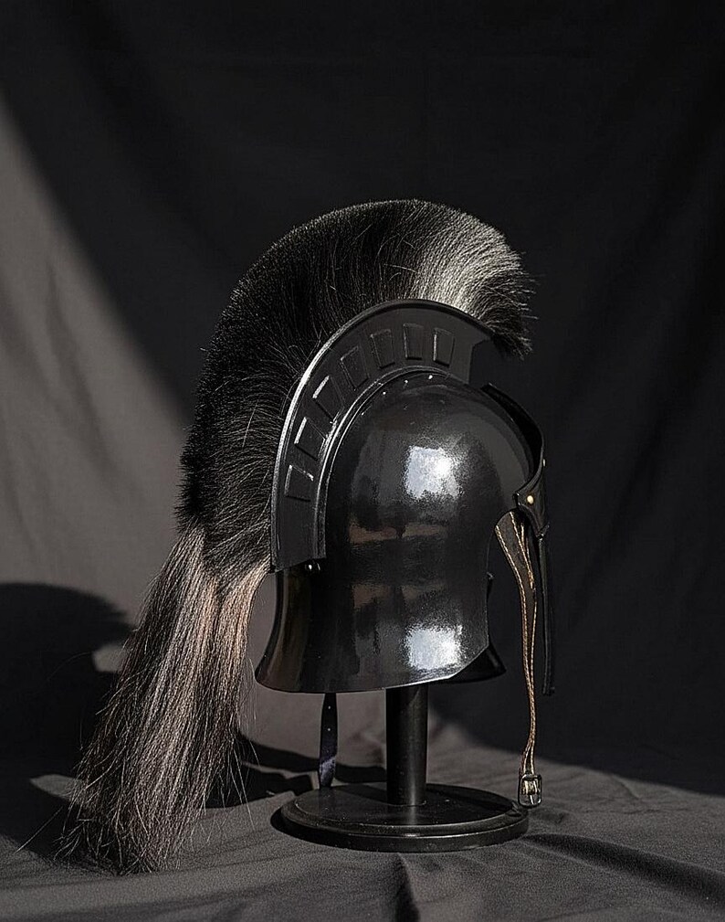 Personalized Wearable Roman Helmet Replica: 18 Gauge Steel Spartan Gladiator Armor image 6