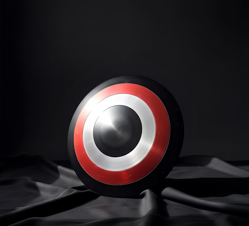 Personalized Captain America Shield Replica | Steel, Cosplay, LARP & Display image 4