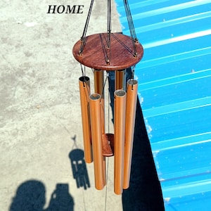 Large Metal Wind Chime For Outdoor Garden Deep Tone Wooden Wind Bell Sothing Patio Chime Handmade Feng Shui Wind Chimes Gift