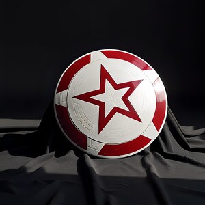 Réplica del escudo del Capitán América personalizado: accesorio de cosplay de Marvel de metal imagen 4
