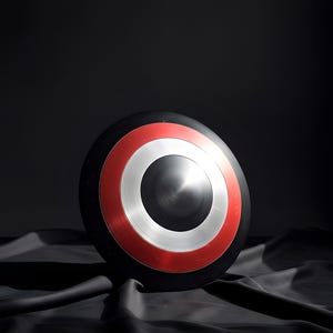 Personalized Captain America Shield Replica | Steel, Cosplay, LARP & Display image 3