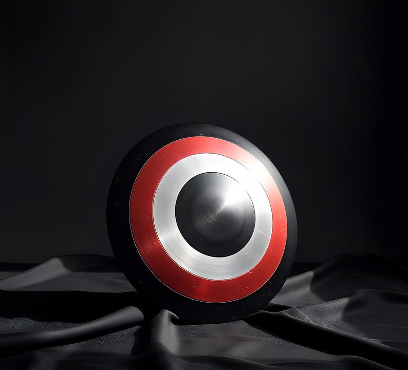 Personalized Captain America Shield Replica | Steel, Cosplay, LARP & Display image 3
