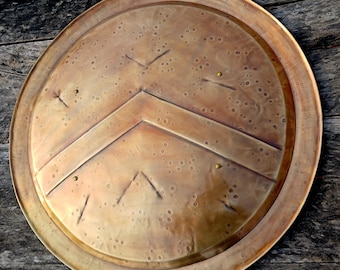 アキレスの盾のレプリカ：古代ギリシャのブロンズ彫刻、壁飾り - Etsy 日本