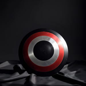 Personalized Captain America Shield Replica | Steel, Cosplay, LARP & Display image 2