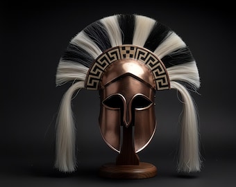 Spartan Helmet Replica: 18 Gauge Steel, Greek Warrior Costume, Display Decor