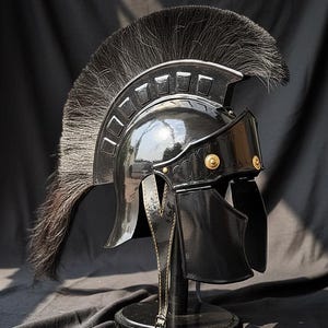 Personalized Wearable Roman Helmet Replica: 18 Gauge Steel Spartan Gladiator Armor image 2