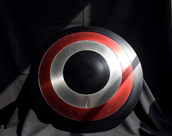 Gepersonaliseerde Captain America-schildreplica | Staal, cosplay, LARP en display