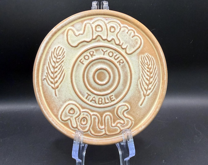 Vintage Frankoma Bread Warmer Tile | USA Pottery Trivet