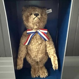 Steiff Otto Teddybär 1912 Ltd Ed 04344/5000 mit Echtheitszertifikat & Box – Mohair, USA