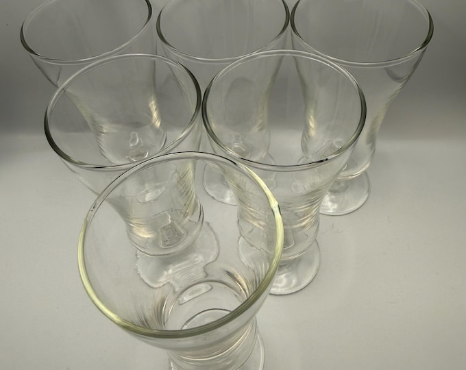 Vintage Glastonbury Lotus Tulip Parfait Glasses - Set of 6