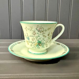 Vintage Noritake Paradise Teacup and Saucer – 1960s Floral China – Japan