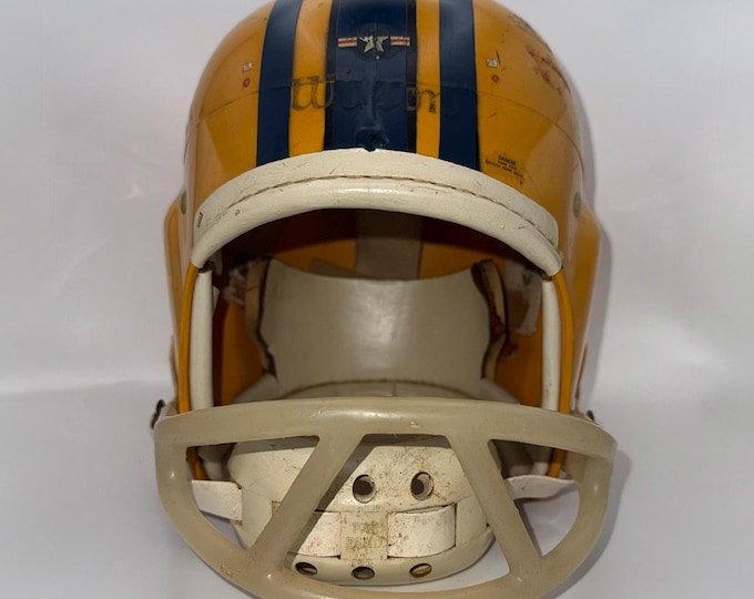 Vintage Wilson Youth Football Helmet • F2130-LGE • USAF Decals • 1960s–1970s
