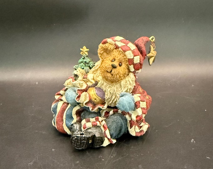 Boyds Bears Nicholas Santa Bear Figurine | 1997 Holiday Collectible