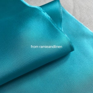 silk fabric, solid color, pure silk twill fabric, 25&quot;long by 44&quot; wide, last piece, remnant