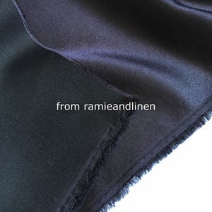 silk fabric, Silk wool blend charmeuse/satin fabric , half yard by 44&quot; wide