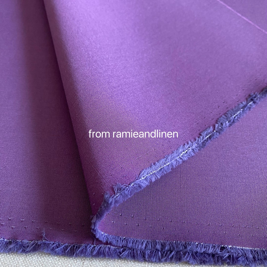 Silk Fabric Ribbed Silk Cotton Blend Fabric Suiting Fabric Etsy UK