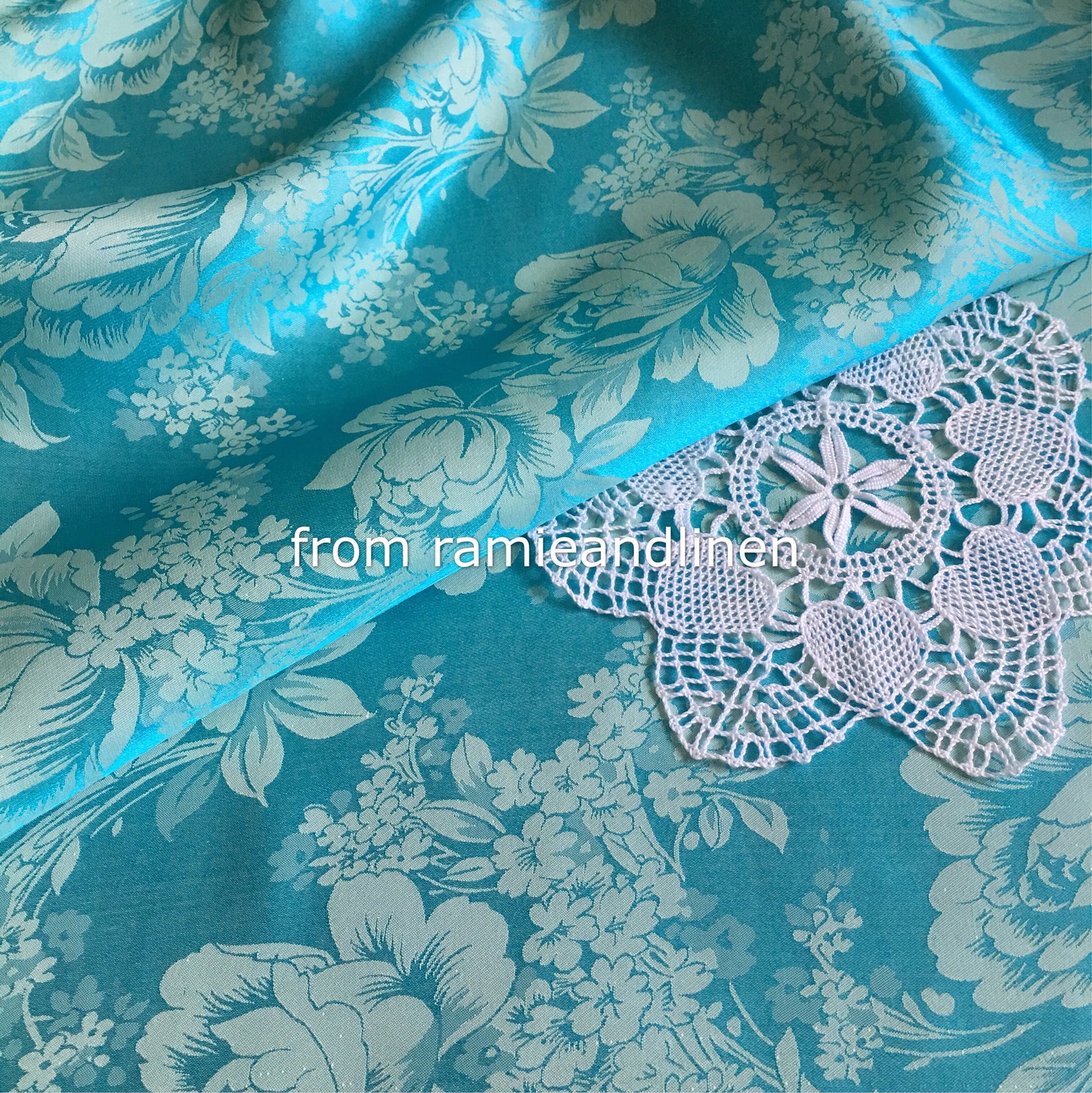 Silk Fabric Floral Jacquard Weaved Silk Rayon Blend Fabric Etsy