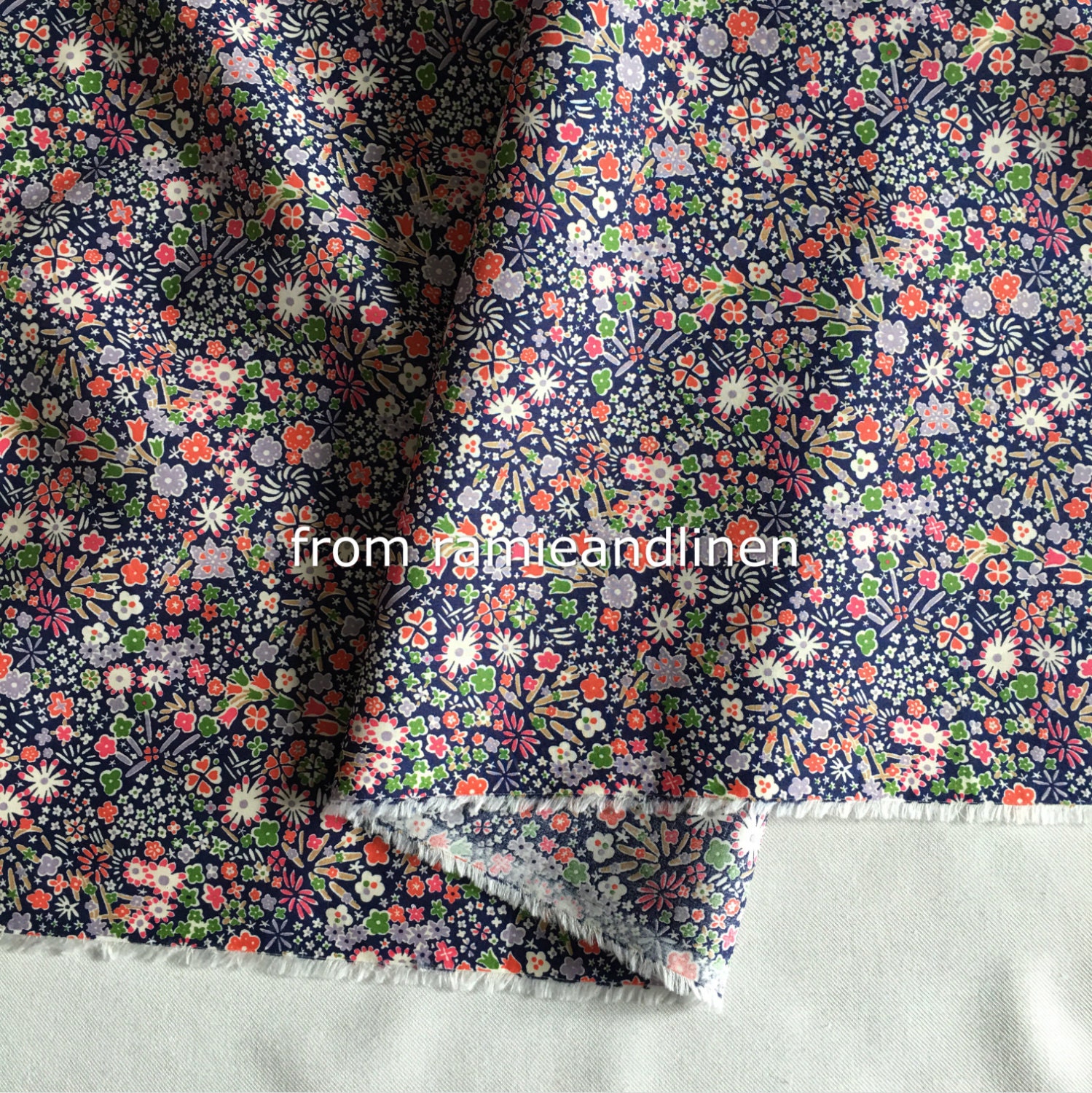 LIBERTY Cotton Fabric Tana Lawn Mini Floral Print Fine Silky - Etsy