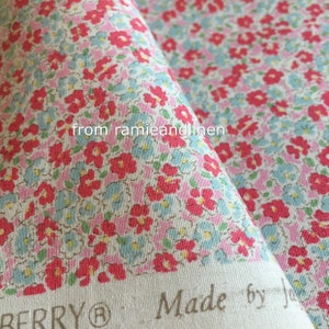 Japanese cotton fabric, sweet mini floral print cotton fabric, half yard by 44&quot; wide