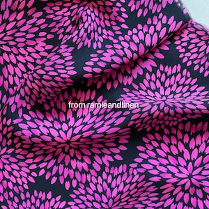 silk fabric, 20m/m floral print silk Crepe fabric, half yard by 43&quot; wide