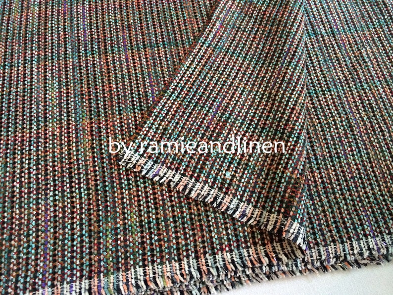 SILK FABRIC Silk Tweed Fabric Sold by Fat Quarter 18 - Etsy