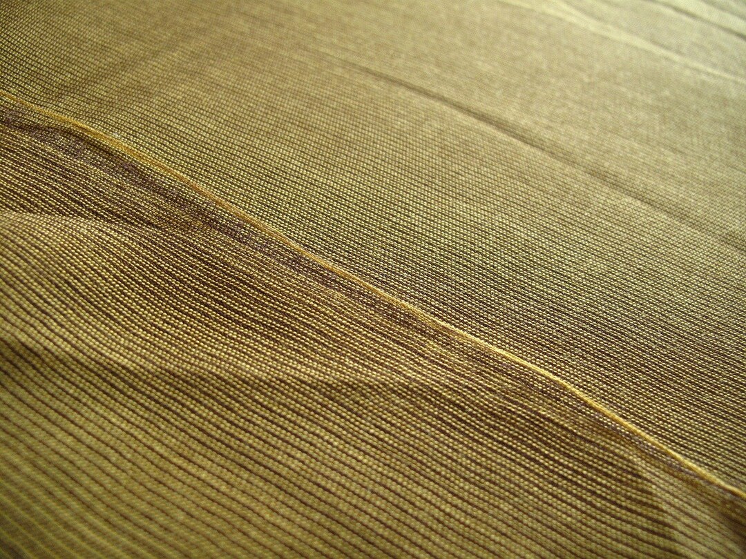 Silk Fabric Yarn Dyed Mustard Color Silk Cotton Blend Fabric - Etsy