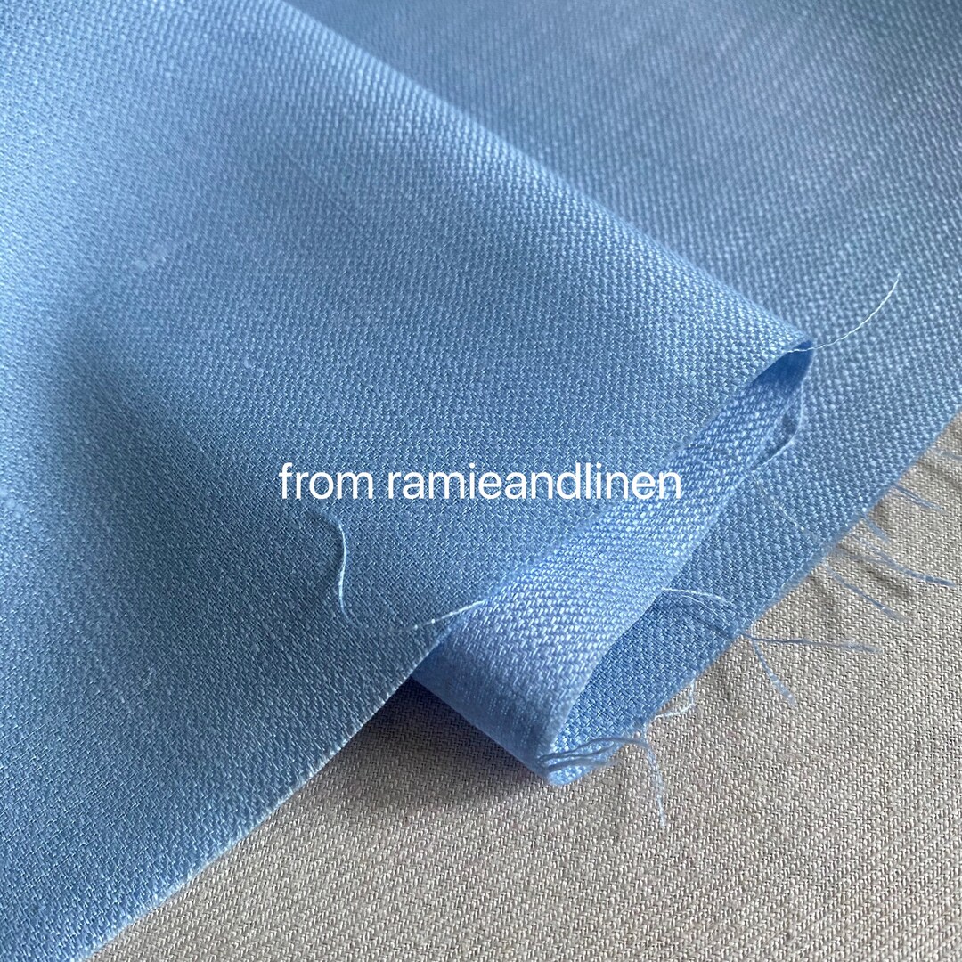 Solid Linen Linen Fabric, Solid Color, Special Texture Linen Fabric, Half Yard by ...