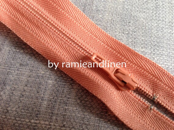 Orange Pink, YKK Zipper, 17.5cm, About 7
