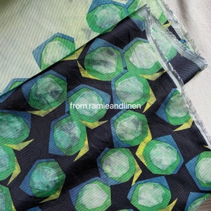 silk fabric, irregular hexagon patten print, silk twill fabric, sold by panel, 55&quot;long by 44&quot; wide