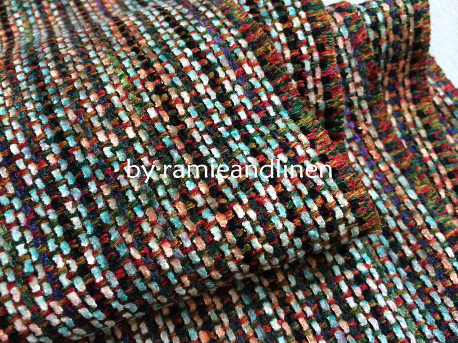 SILK FABRIC Silk Tweed Fabric Sold by Fat Quarter 18 - Etsy